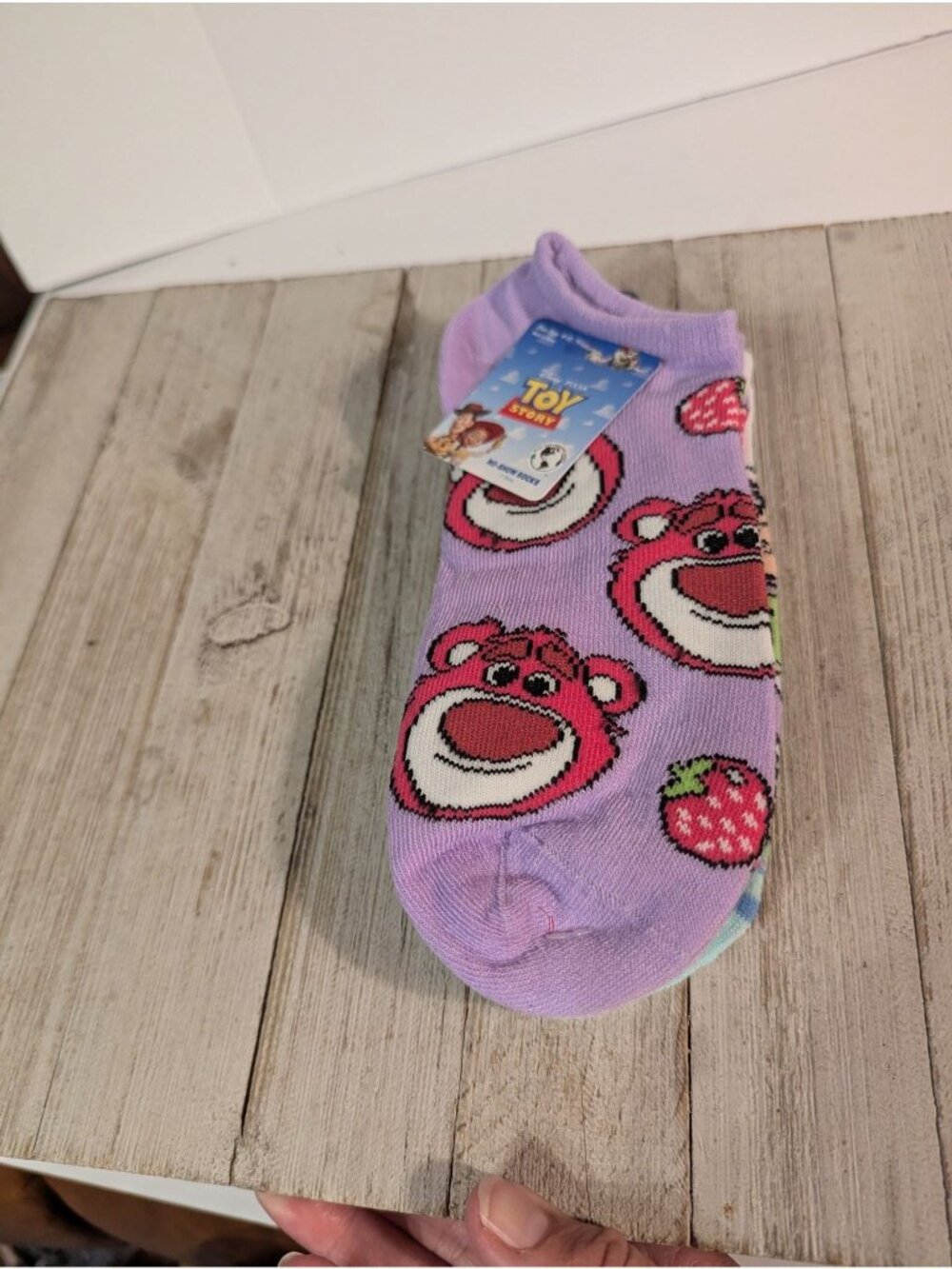 Toy Story Low Cut Socks Shoe Size 4-10 Set of 3 Pairs Lotso Aliens Buzz